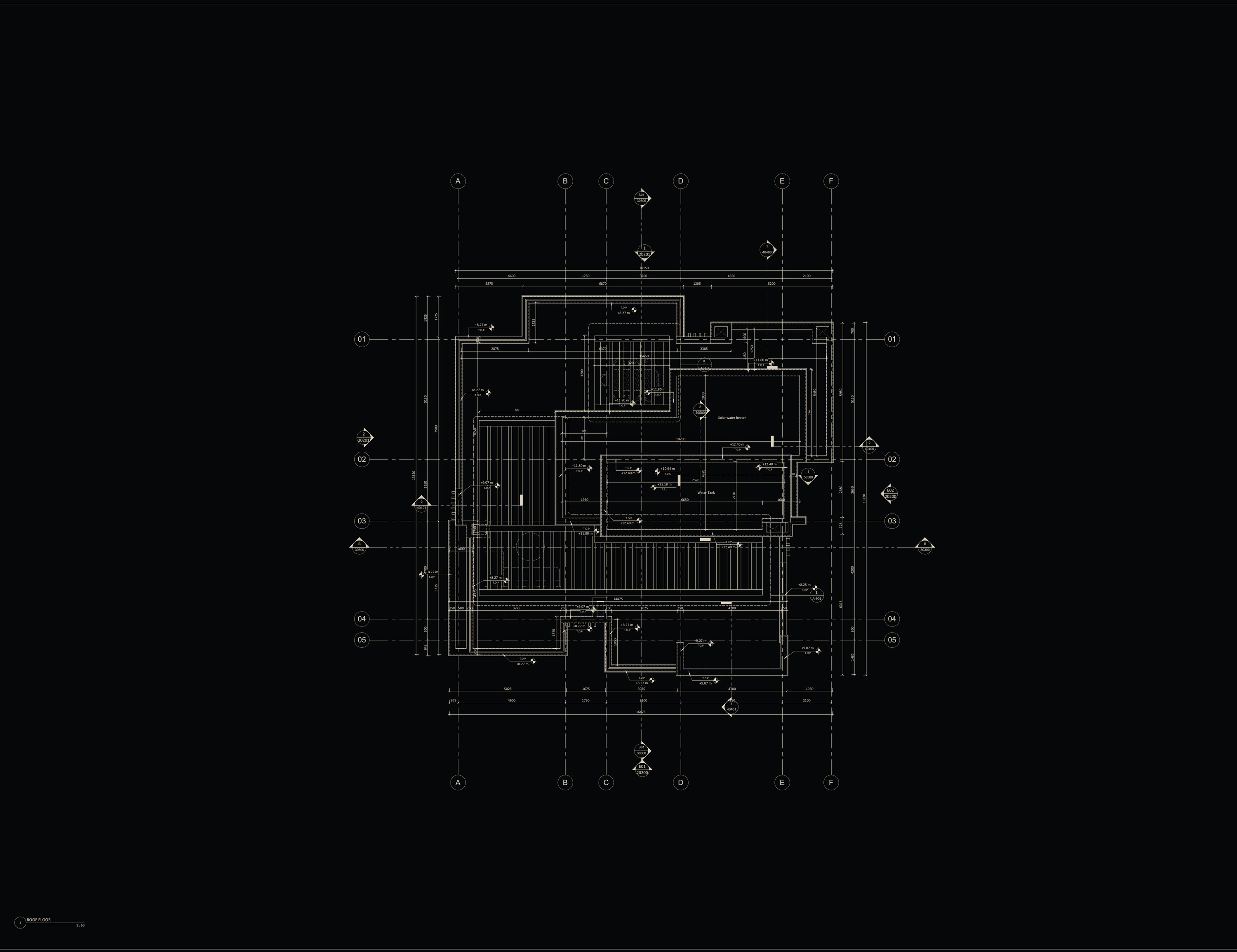 Full inverted roof floor plan